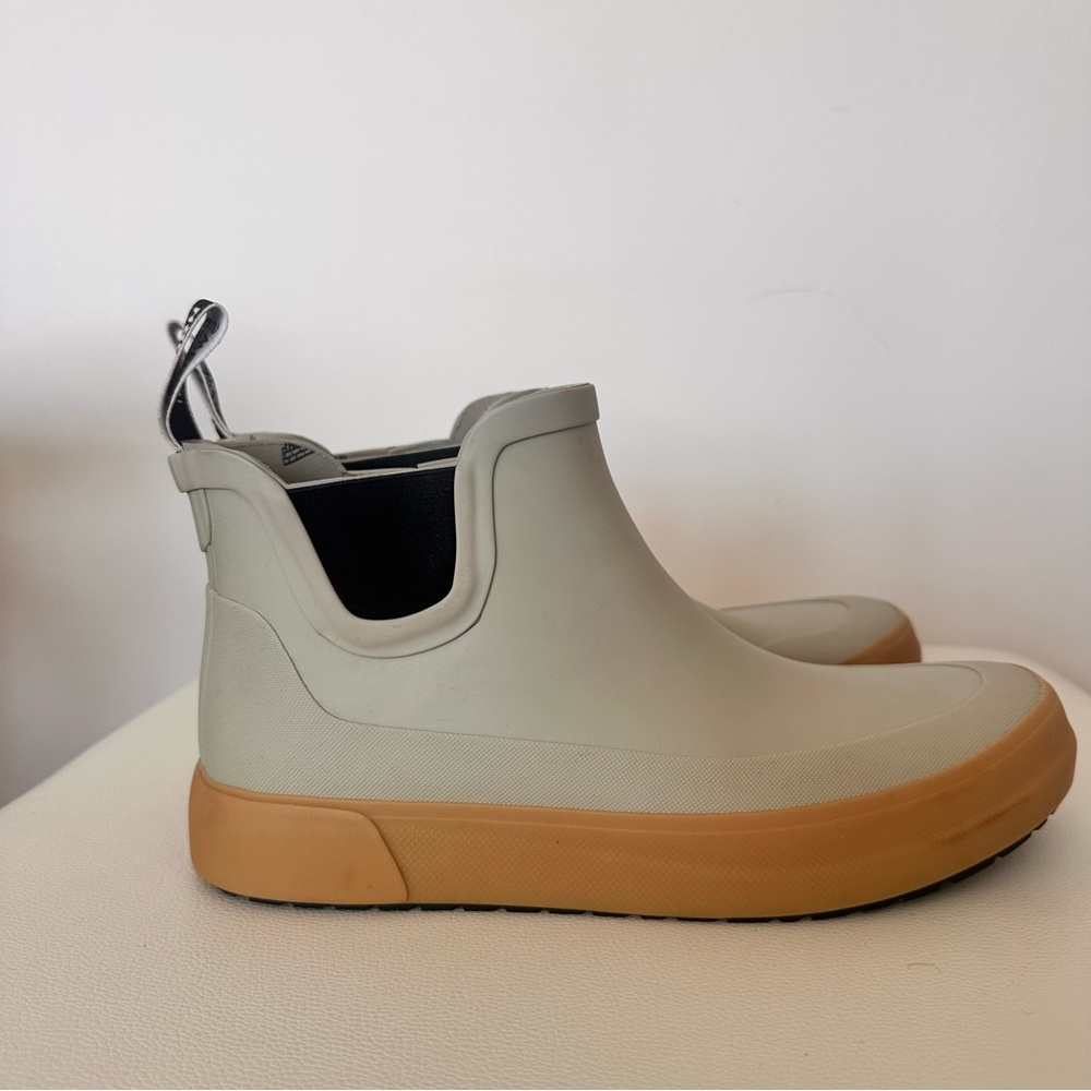 Tretorn Women's Beige and Brown Rain Boots